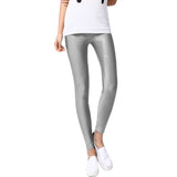 Factory Price! Women Faux Leather Leggings Slim Leggings High Elasticity Sexy Cozy Pants Nylon Leggings Free Size