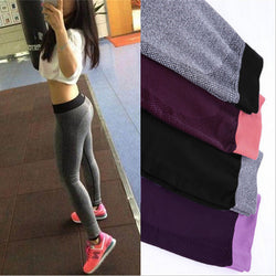 S-XL 4 Colors Women's Fitness Leggings Elastic Mid Waist Comfortable Surper Stretch Slim Legging Workout Trousers Leggings Women