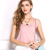New Fashion Ladies Tops Chiffon Shirt Body Plus Size O Neck Blusa Camisas Women Blouses Sleeveless Vest Chiffon Blusas Femininas