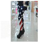 Women Vintage printed party/casual wear Leggings-trouser