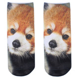 1pair 3D Printed Socks Women New Unisex Cute Low Cut Ankle Cotton Sock Women's Casual Charactor Couple Socks A1-A16