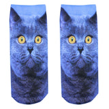 1pair 3D Printed Socks Women New Unisex Cute Low Cut Ankle Cotton Sock Women's Casual Charactor Couple Socks A1-A16