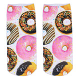 1pair 3D Printed Socks Women New Unisex Cute Low Cut Ankle Cotton Sock Women's Casual Charactor Couple Socks A1-A16
