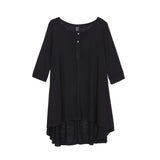 Women plus size loose dress half sleeve sexy summer dresses Vestidos femininos casual street wear dress QZ2211