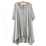 Women plus size loose dress half sleeve sexy summer dresses Vestidos femininos casual street wear dress QZ2211
