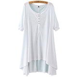 Women plus size loose dress half sleeve sexy summer dresses Vestidos femininos casual street wear dress QZ2211