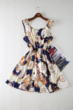 Ladies Dress Print Casual Vintage Female Vestidos European Style Fashion Office Women Clothing Cheap Bohemian Beach Summer Dress