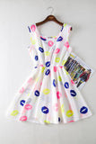 Ladies Dress Print Casual Vintage Female Vestidos European Style Fashion Office Women Clothing Cheap Bohemian Beach Summer Dress