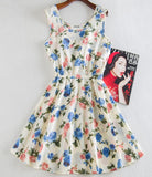 Ladies Dress Print Casual Vintage Female Vestidos European Style Fashion Office Women Clothing Cheap Bohemian Beach Summer Dress