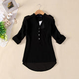 Women's Long Sleeve stylish V-Neck  Blouse/Shirt-casual/work wear