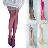 Woman Sexy Thin Bling Crystal Rhinestone Pantyhose Stockings