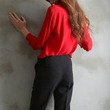 Elegant Formal Office Blouse/Top Slim Shirt for women