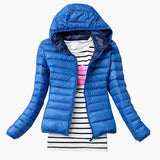 Basic Jacket for Women Slim Zipper Hooded active wear