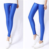 Factory Price! Women Faux Leather Leggings Slim Leggings High Elasticity Sexy Cozy Pants Nylon Leggings Free Size