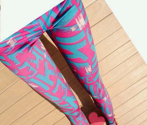 Women Vintage printed party/casual wear Leggings-trouser