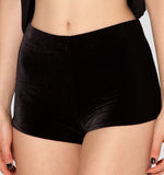 X-060 Velvet Black Bummers 2015 High Waist Women Shorts Saia Velvet Fashion shorts  black red blue PLUS SIZE