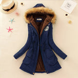 Fashion Jackets Fur Collar Long Parka all Size Hoodies for Women