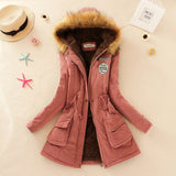 Fashion Jackets Fur Collar Long Parka all Size Hoodies for Women