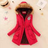 Fashion Jackets Fur Collar Long Parka all Size Hoodies for Women