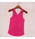 Candy Color Casual Sexy Back Strap Blouse-Tops for Women