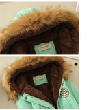 Fashion Jackets Fur Collar Long Parka all Size Hoodies for Women