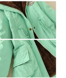 Fashion Jackets Fur Collar Long Parka all Size Hoodies for Women