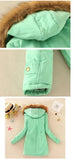 Fashion Jackets Fur Collar Long Parka all Size Hoodies for Women