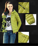 Basic Jacket for Women Slim Zipper Hooded active wear