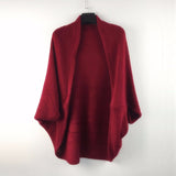 Women Casual Loose pullover Shawl shrug-Cardigans