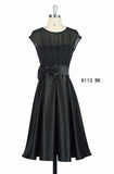 Knee Length Short Satin Vestidos / Sexy Women Cocktail Dresses