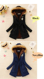 Fashion Jackets Fur Collar Long Parka all Size Hoodies for Women