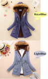 Fashion Jackets Fur Collar Long Parka all Size Hoodies for Women